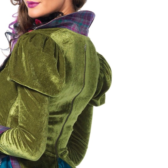 Women’s Deluxe 3 Piece Mad Hatter Dress - Picture 5 of 5